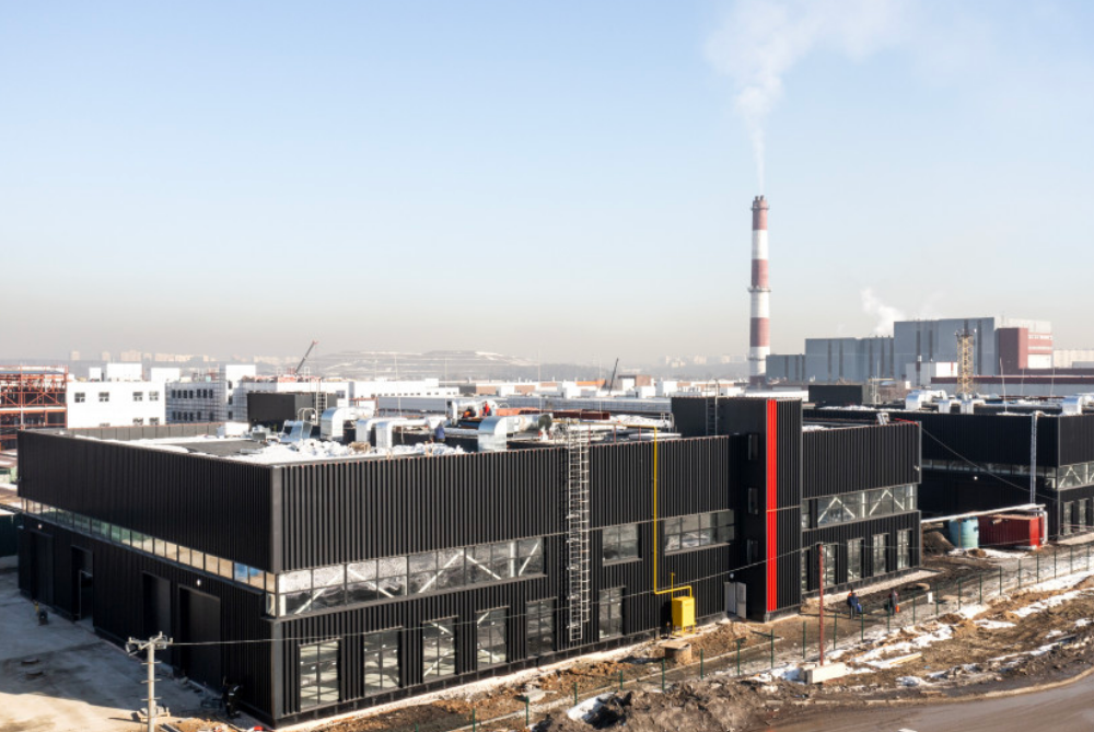 Domestic materials are used in the construction of the industrial park "Rudnevo"