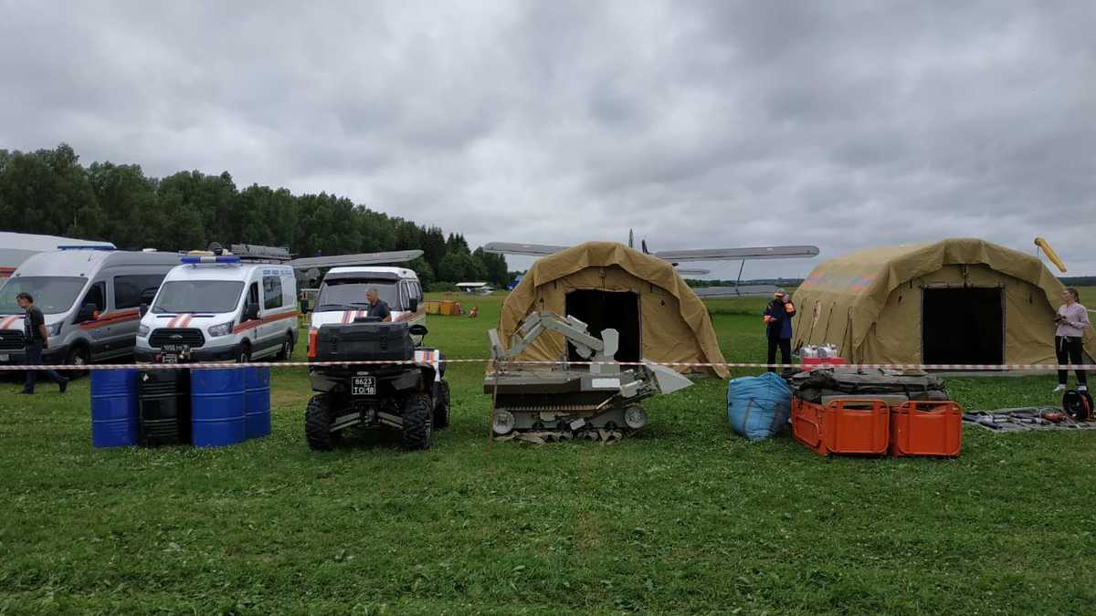 A robot from the SEZ Technopolis Moscow successfully passed the tests at the exercises of the Ministry of Emergency Situations