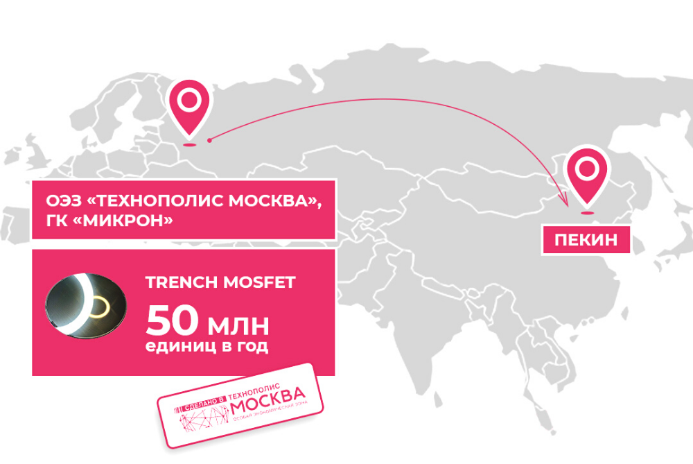 The Moscow SEZ produced the first batch of energy-efficient transistors for power electronics
