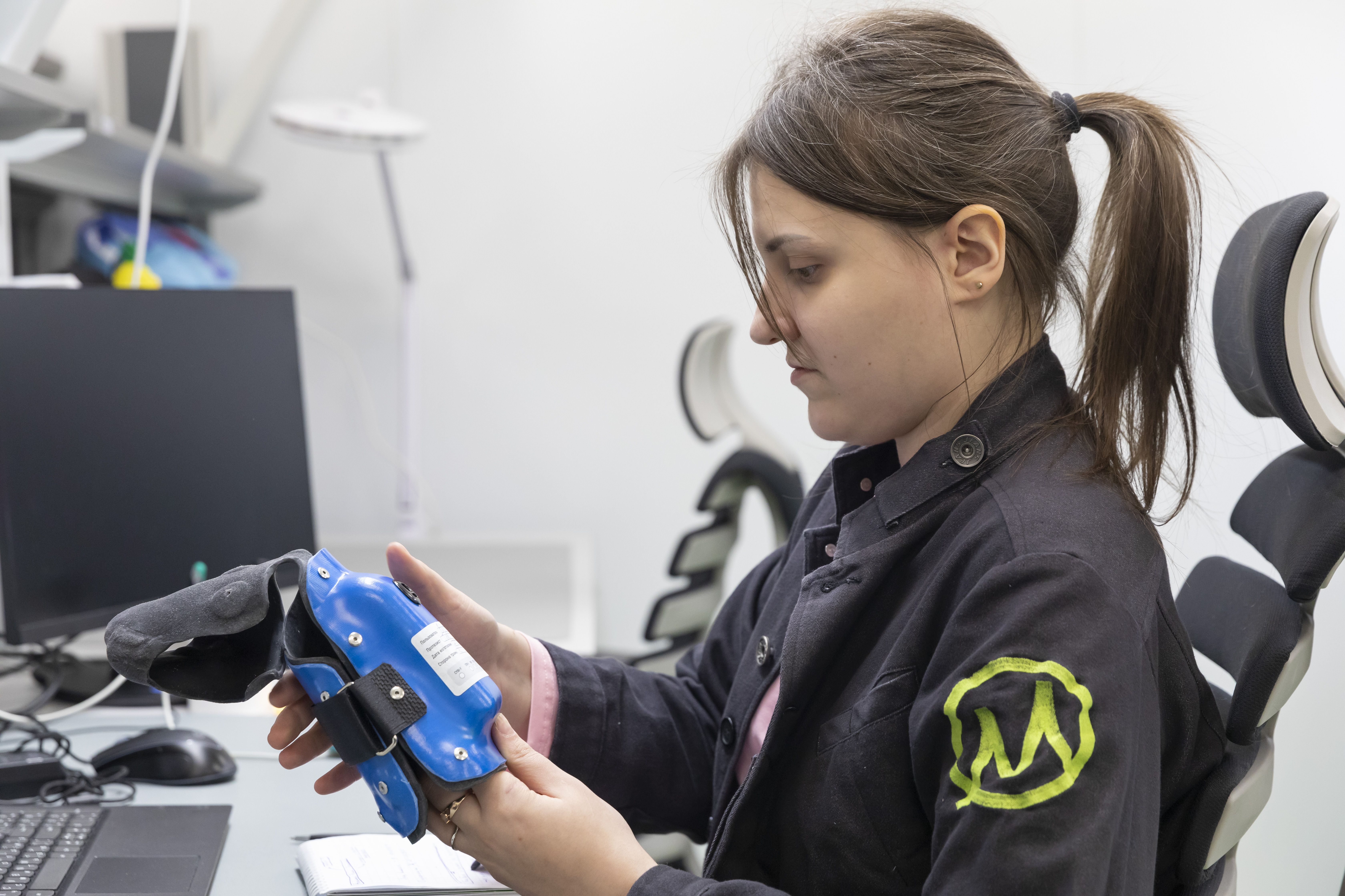 Ekaterina Priezzheva got acquainted with the production of Motorika at SEZ "Technopolis Moscow"
