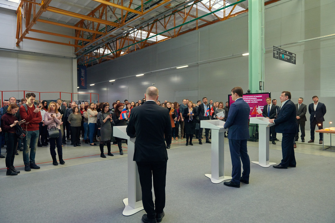 Equipment for the cable car between the stations "Rechnoy Vokzal" and "Skhodnenskaya" will be produced on the territory of the SEZ "Technopolis "Moscow"