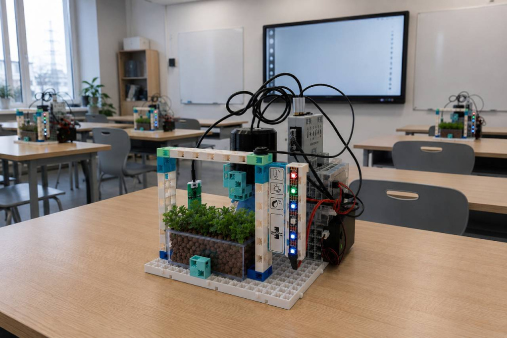Technopolis Moscow SEZ resident has developed a desktop greenhouse with a mini-computer for children