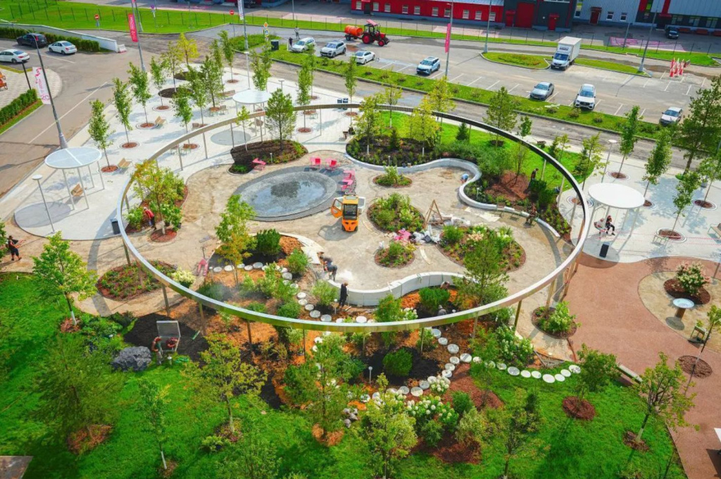 A pharmaceutical square with a garden will be created in the Technopolis Moscow SEZ