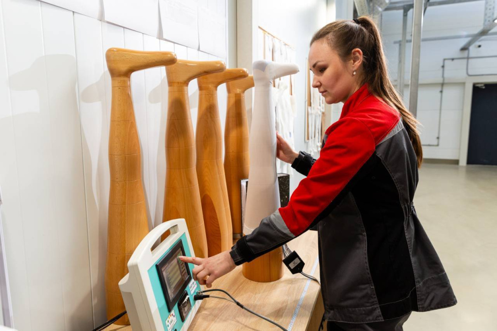 The production of medical compression knitwear has been launched at the Rudnevo Industrial Park