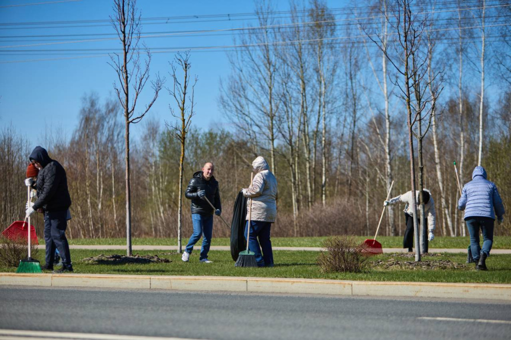 Family clean-up days were held in Technopolis Moscow SEZ