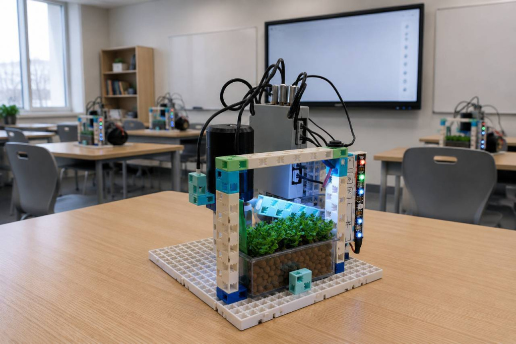 Technopolis Moscow SEZ resident has developed a desktop greenhouse with a mini-computer for children