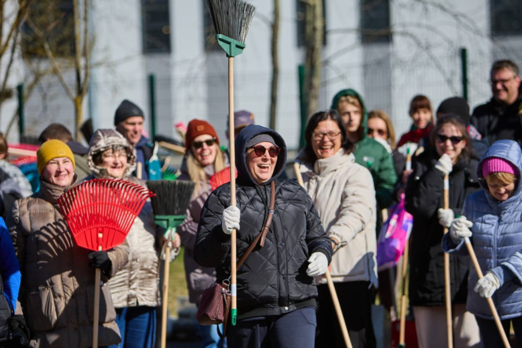 Family clean-up days were held in Technopolis Moscow SEZ