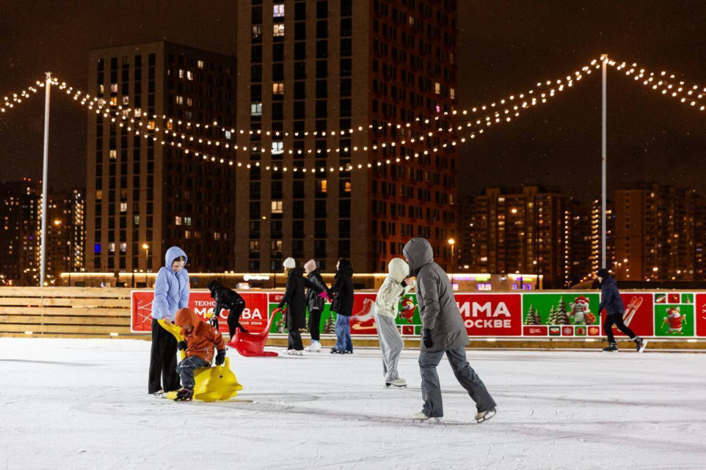Over 42,000 people visited the ice rinks in the Technopolis Moscow SEZ