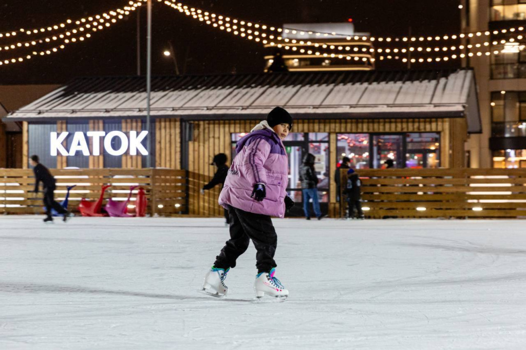 The skating rinks in the Technopolis Moscow SEZ were visited by almost 25 thousand people